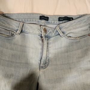 JJILL SIZE 6 High-Rise Light Blue Women's Jeans CROPD
